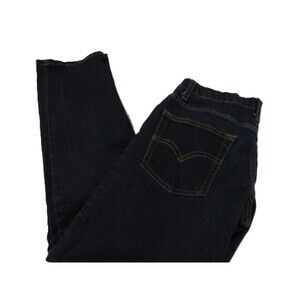Boys Levis Straight Fit Dark Wash 12 Slim 24x26